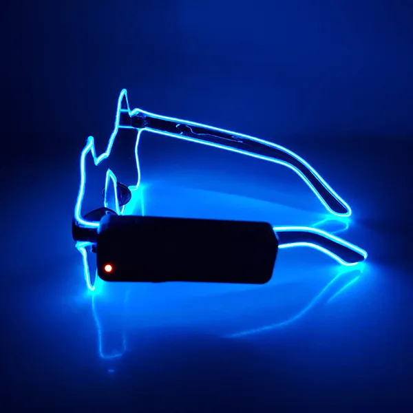LED Star Glasses Blue - Image 4