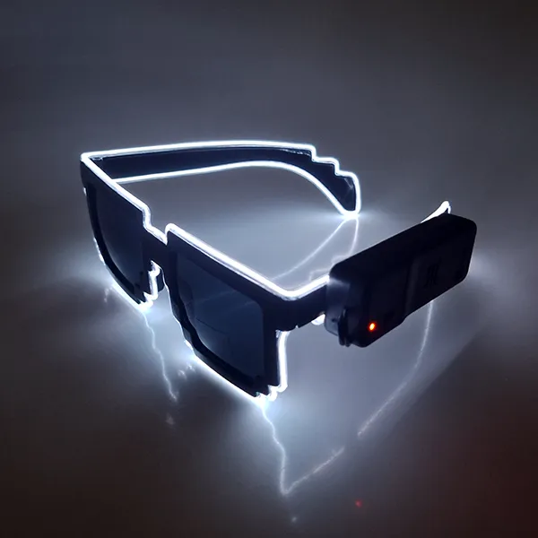 LED Pixel Glasses White - Image 2