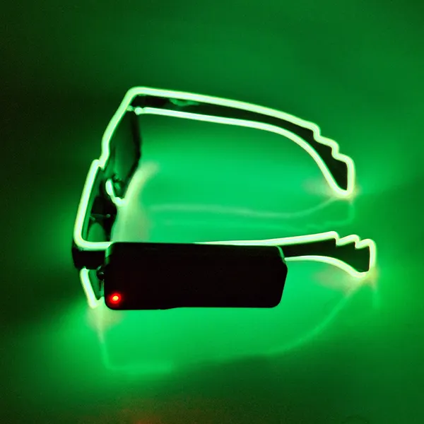 LED Pixel Glasses Green - Image 3