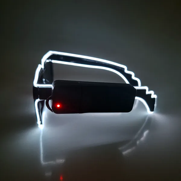 LED Pixel Glasses White - Image 4