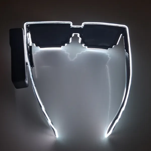 LED Pixel Glasses White - Image 6