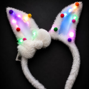 LED New Edition Bunny Ears-White