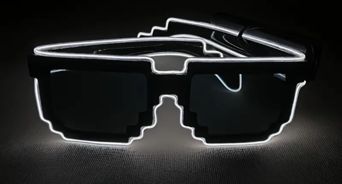 LED Pixel Glasses White - Image 7
