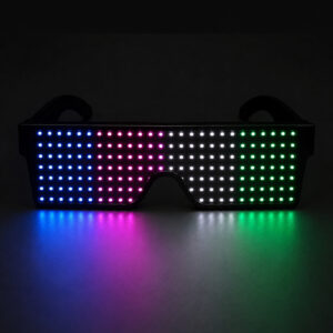 LED rechargable glasses Multi Colour