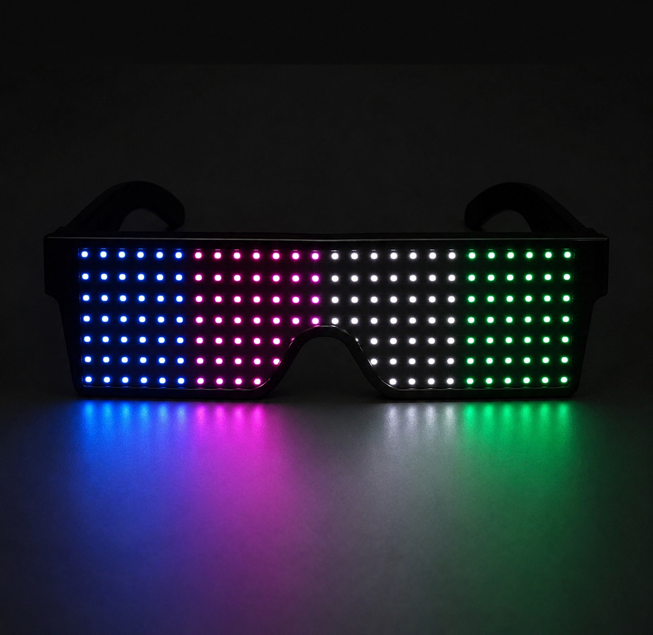 LED rechargable glasses Multi Colour