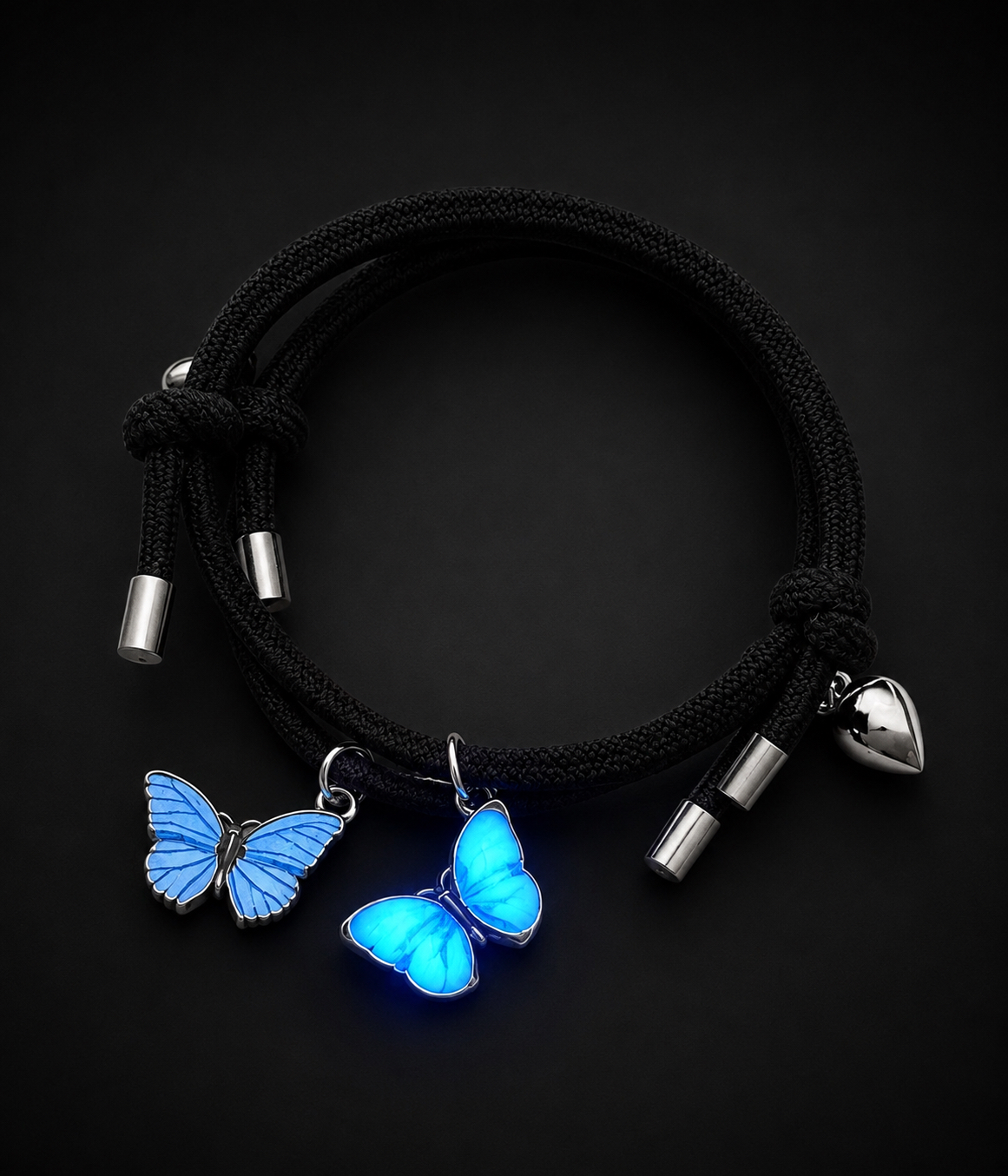 Glow in the dark Butterfly necklace - On Sale