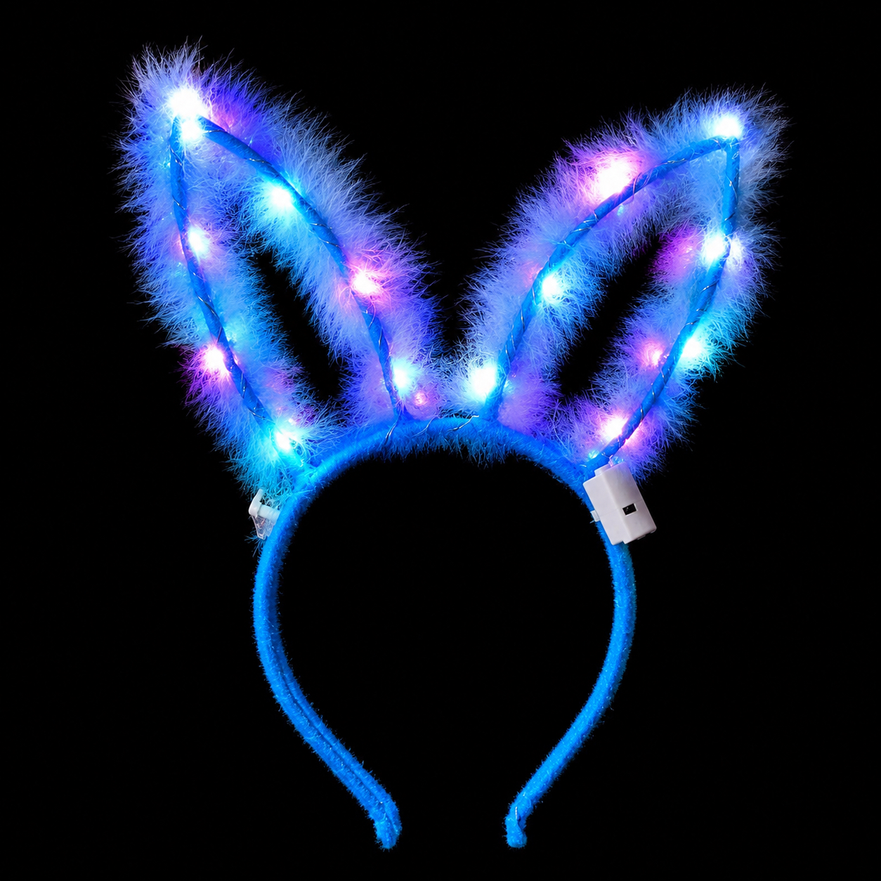 LED bunny ears Blue
