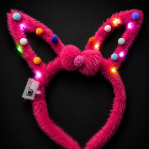 LED New Edition Bunny Ears- DarkPink