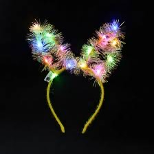 LED bunny ears Yellow