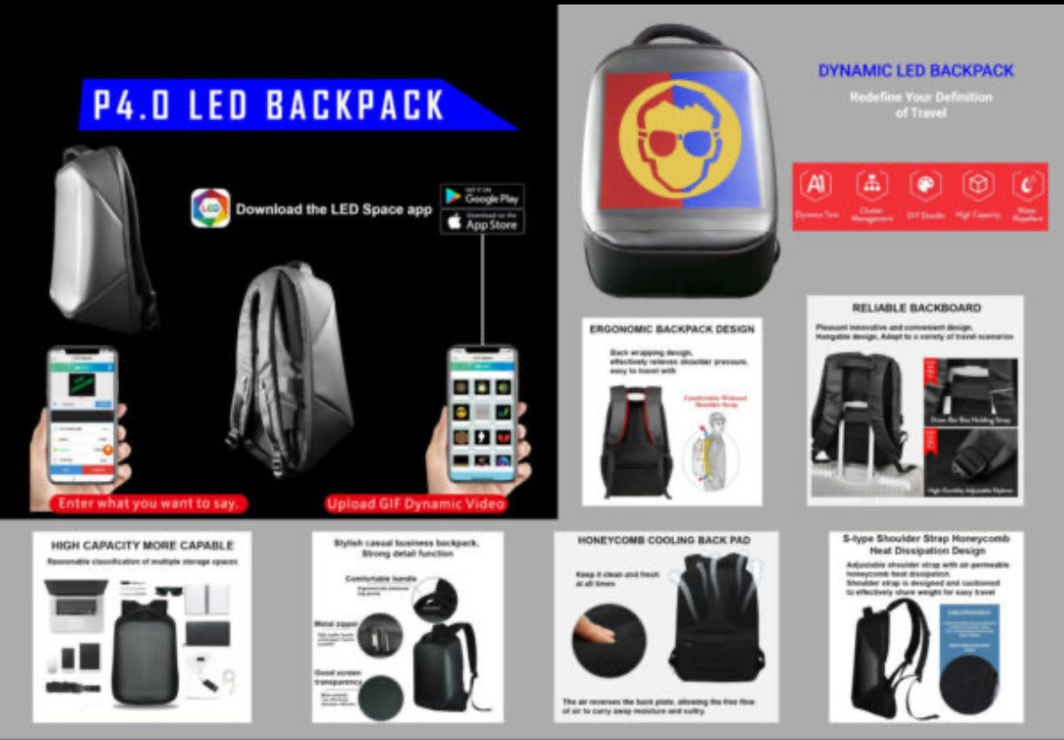 LED Backpack - On Sale - Image 2