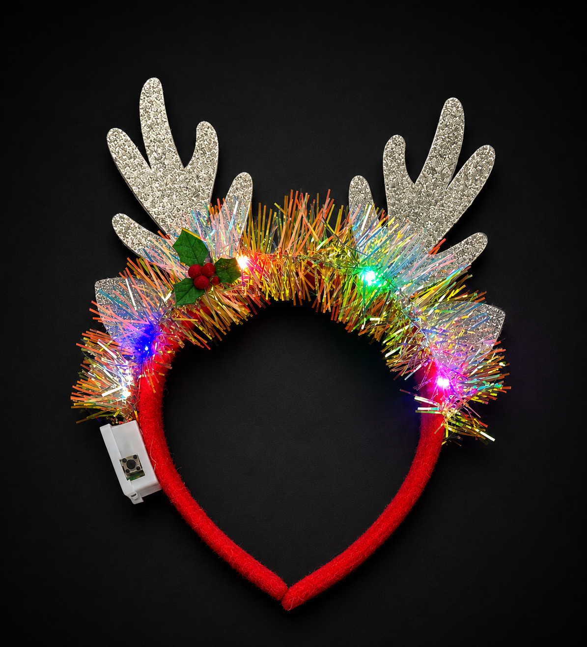 LED Reindeer headband